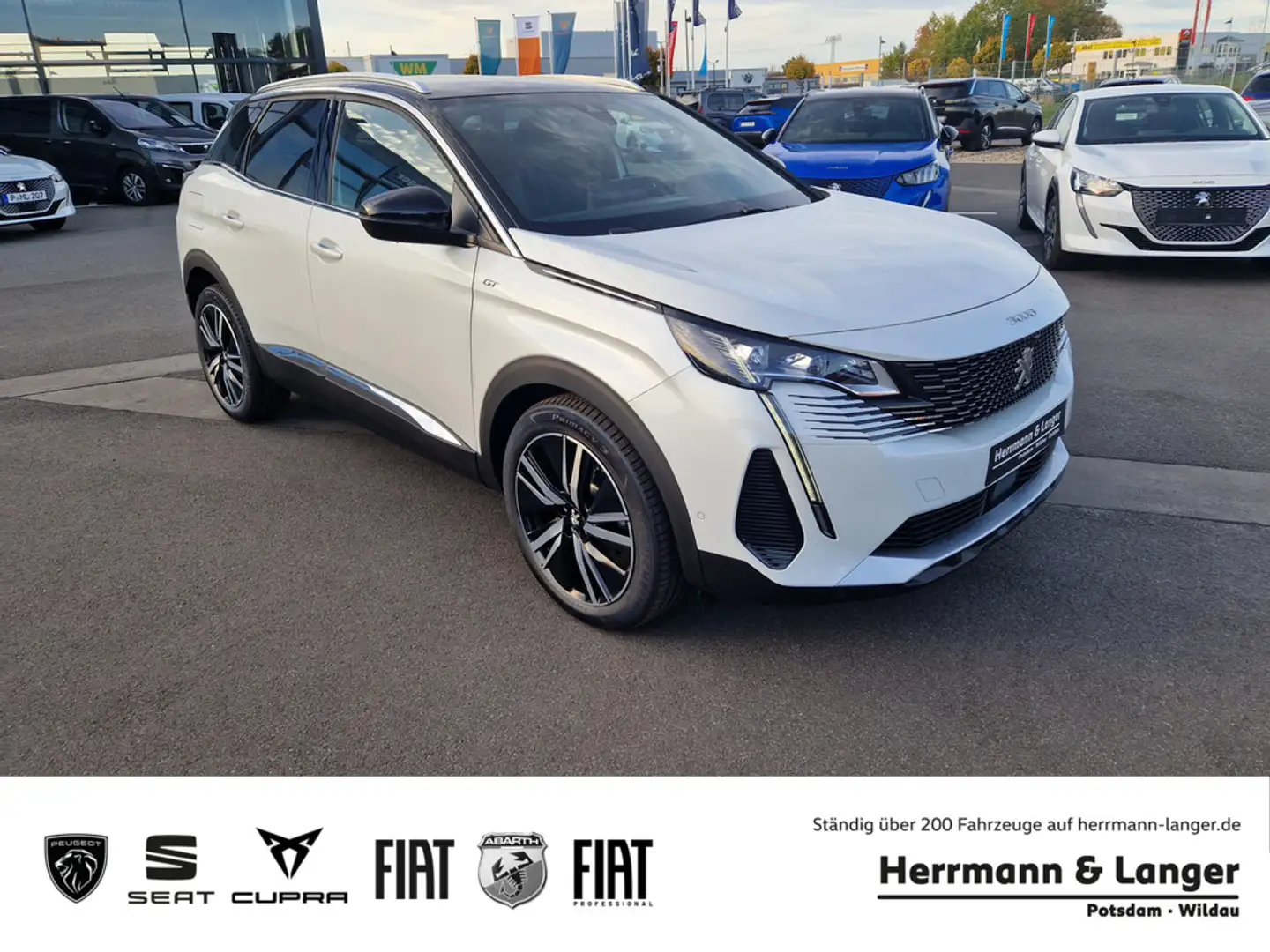 Peugeot 3008 GT Pack Hdi EAT8 Weiß - 1