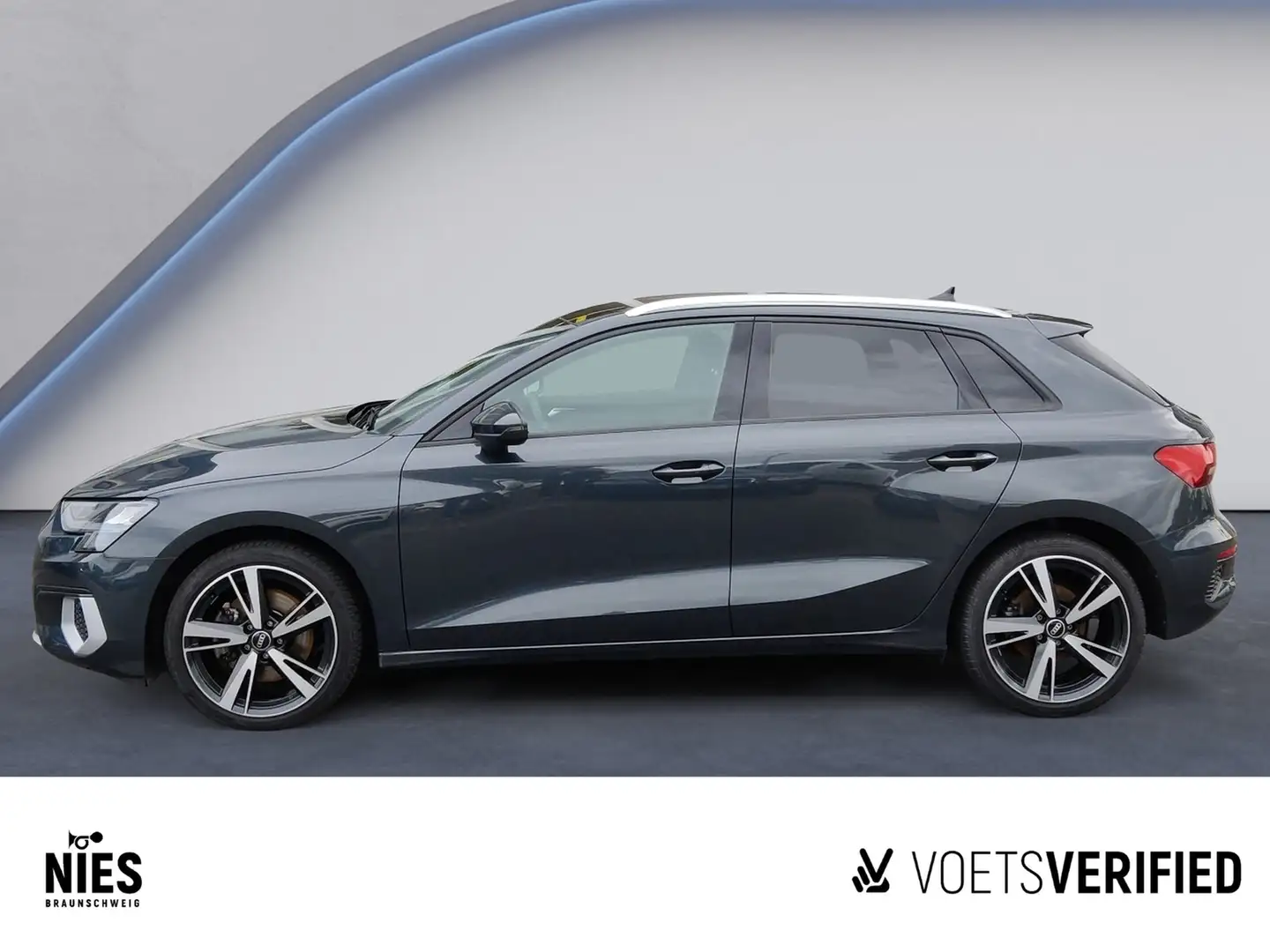 Audi A3 Sportback advanced 35 TFSI NAVI+SHZ+PDC H Grijs - 2