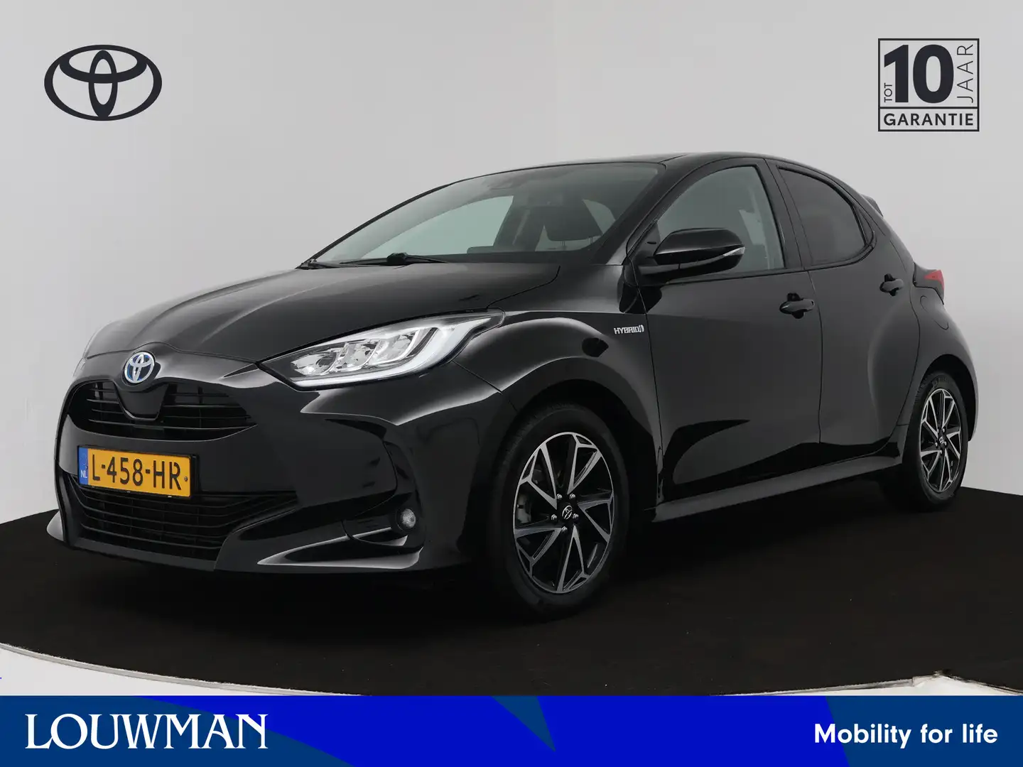 Toyota Yaris 1.5 Hybrid Style Zwart - 1