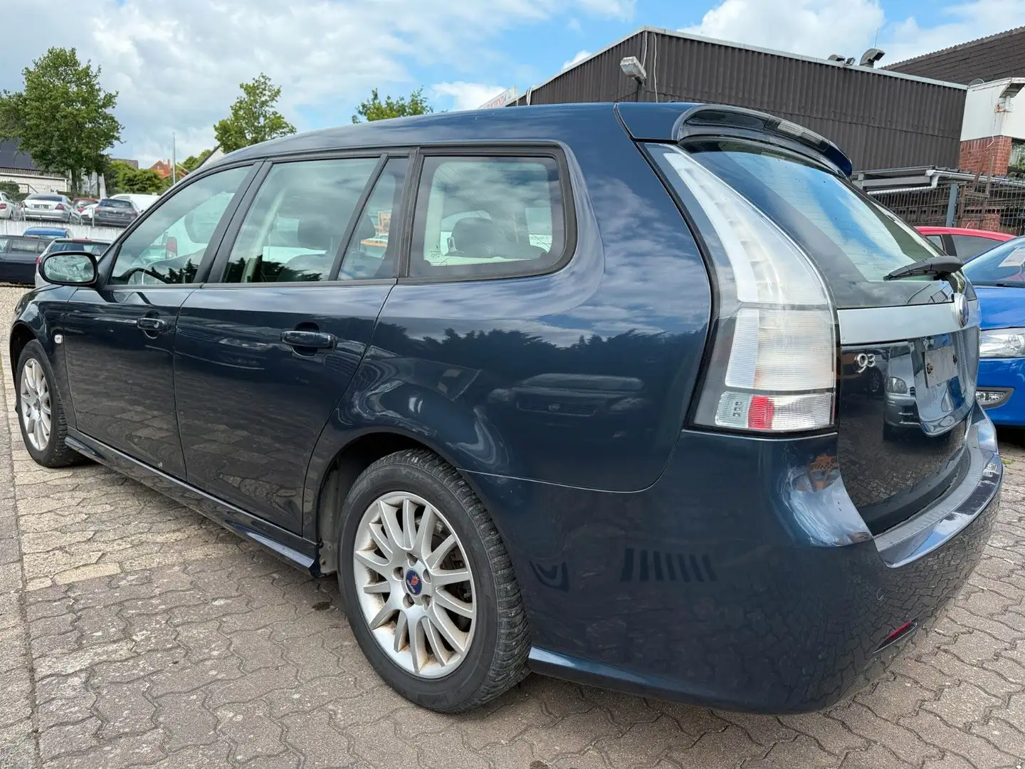 Saab 9-3 1.8t Linear Klimaanlage,Leder,PDC,1-Hand Blau - 2