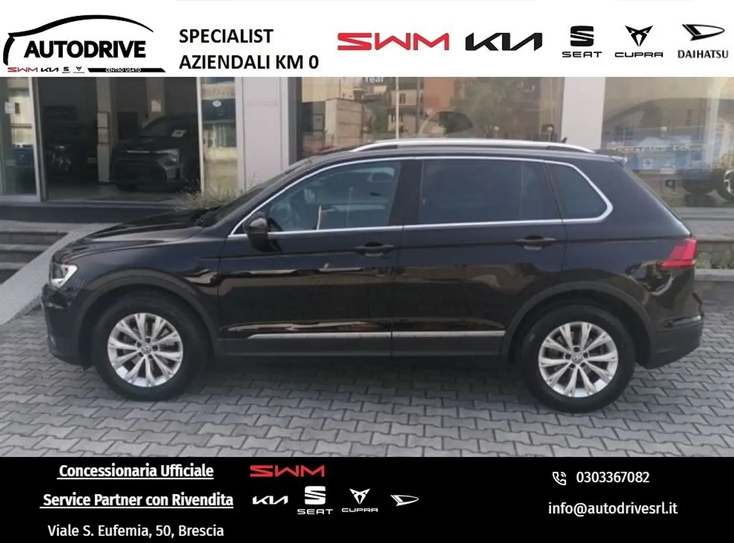 Volkswagen Tiguan 2.0 TDI SCR DSG Business BlueMotion Tech. Nero - 1