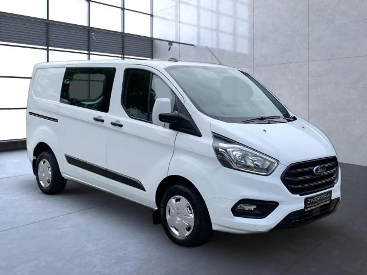 Ford Transit Custom 280 L1H1 Trend PDC Tempomat AHK ZV Blanco - 1