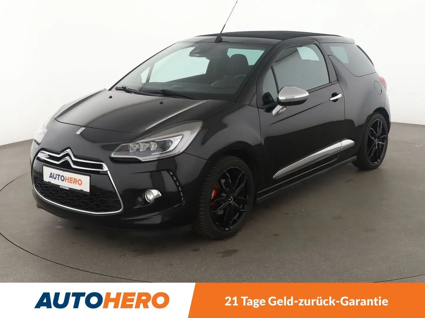 Citroen DS3 1.6 Blue-HDi SportChic *TEMPO*ALU*PDC* Schwarz - 1