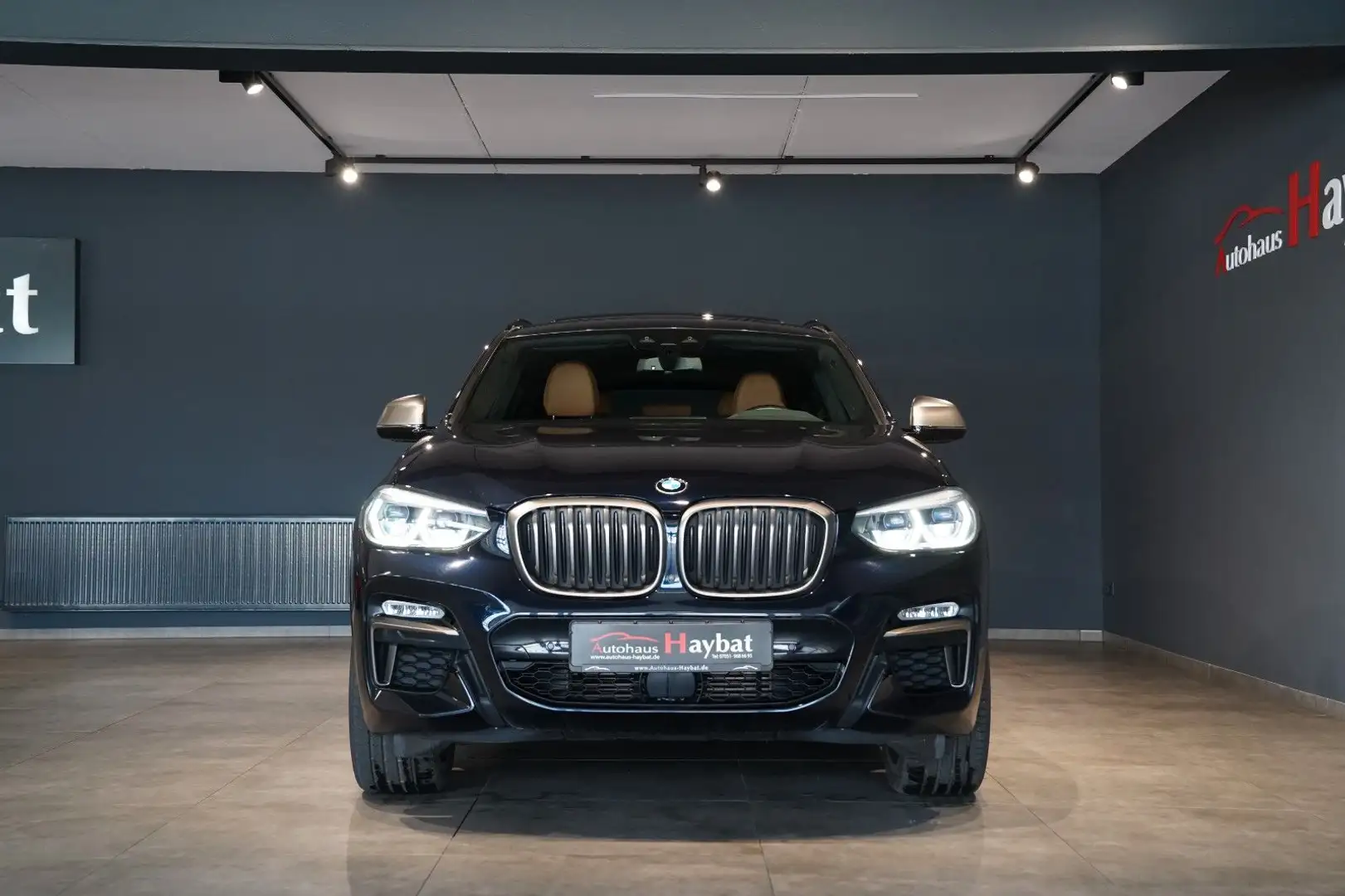 BMW X4 M d Nav Prof-LED-360-ACC-HuD-H&K-Pano-StaHz Zwart - 2
