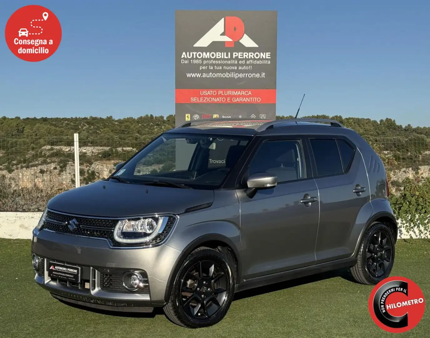 Suzuki Ignis 1.2 Hybrid 90cv Top (LED/App/Retro/Navi) Grijs - 1