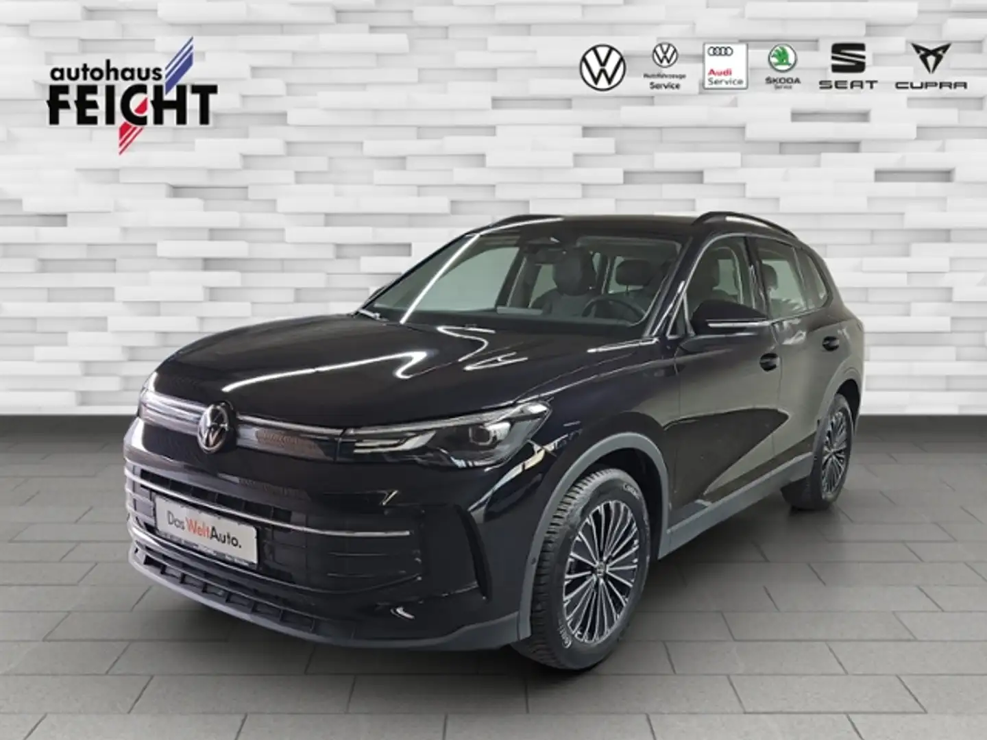 Volkswagen Tiguan 1.5 TSI Life+LED+NAVI+AHK+RFK+APP-CO.+GJR Noir - 1