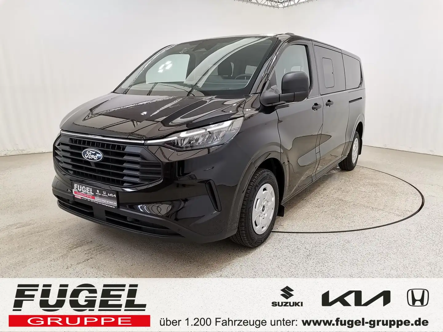 Ford Transit Custom 2.0 EcoBlue 320 L2 Trend 8S|AHK|LED|Navi|SHZ|Virt. Schwarz - 1