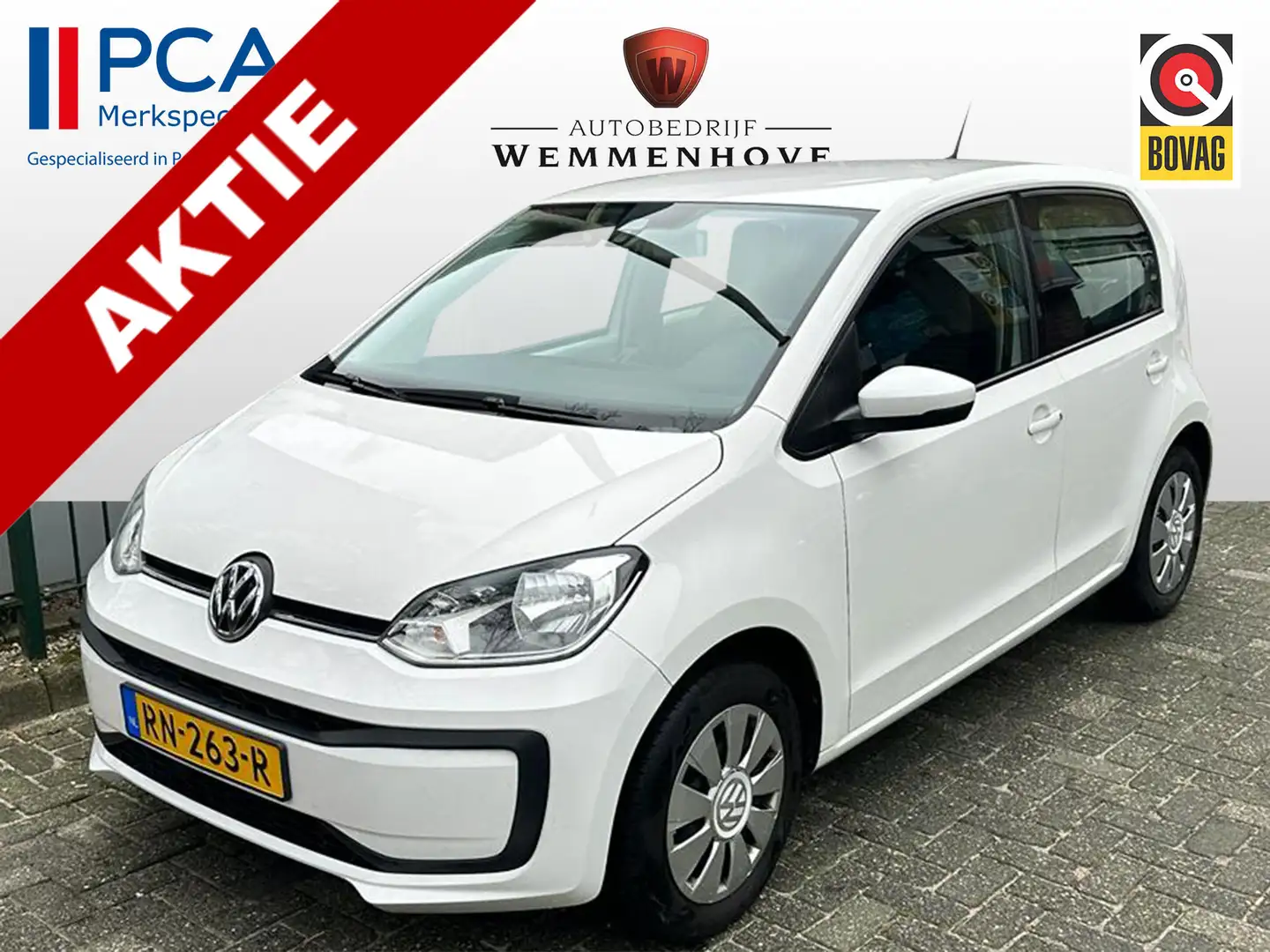 Volkswagen up! 1.0 BMT move up! 5-Deurs/Airco/Cruise control Blanco - 1