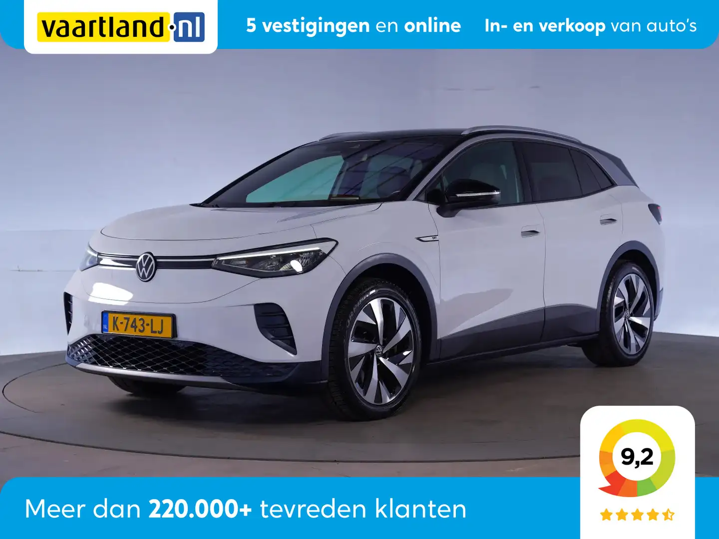 Volkswagen ID.4 First 77 kWh [ Adapt. Cruise Camera LED Navi ] Wit - 1