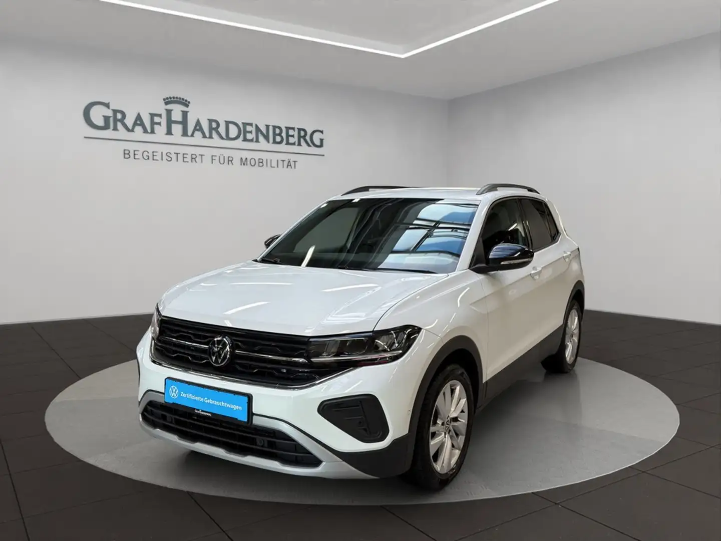 Volkswagen T-Cross 1.0 TSI DSG GOAL ACC LED AHK App Connect Weiß - 1