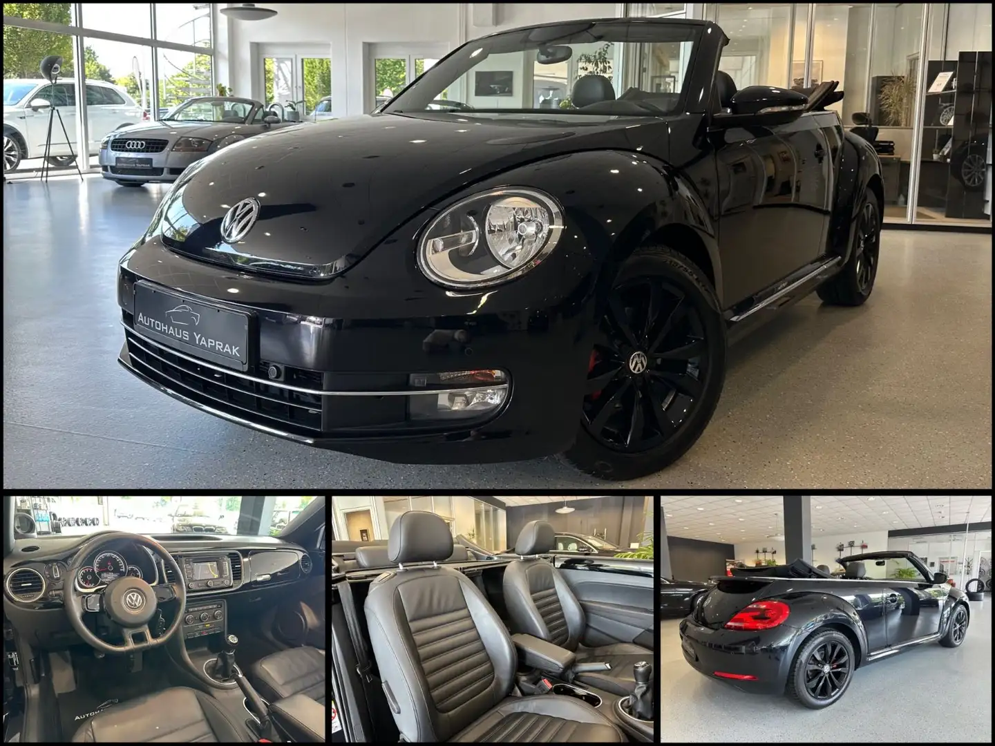 Volkswagen Beetle Cabriolet Design|Navi|Tempom.|Service neu Schwarz - 1