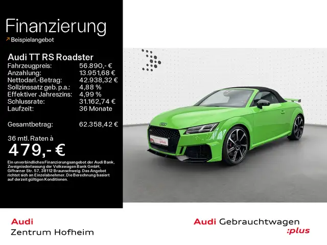 Audi TT RS S tro*280km/h*B&O*Matrix*Virtual*