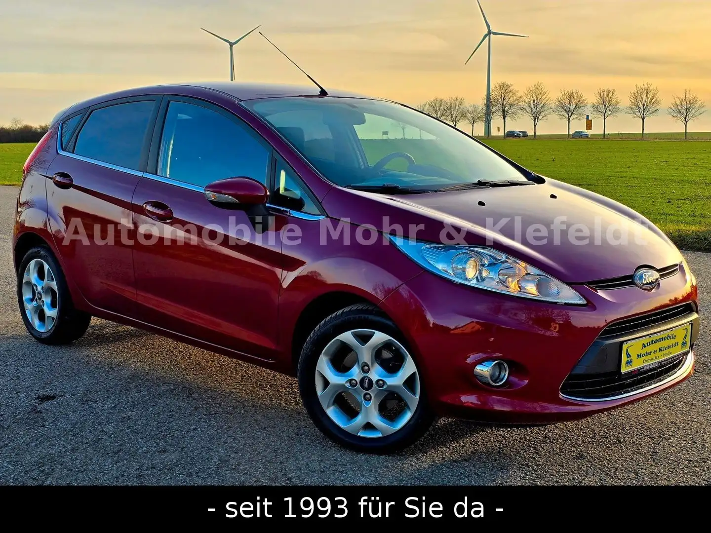 Ford Fiesta Titanium*5TÜRER*SHZ*FSH*AMBI*4SEASON*AC* Rot - 1
