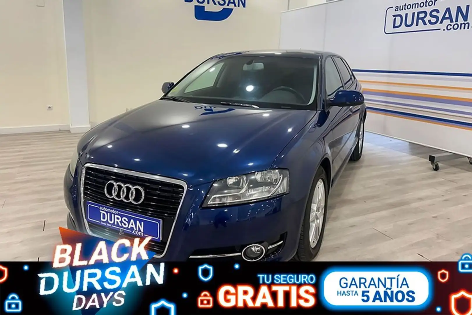Audi A3 Sportback 1.6 TDI 105 Stronic Attraction Bleu - 1