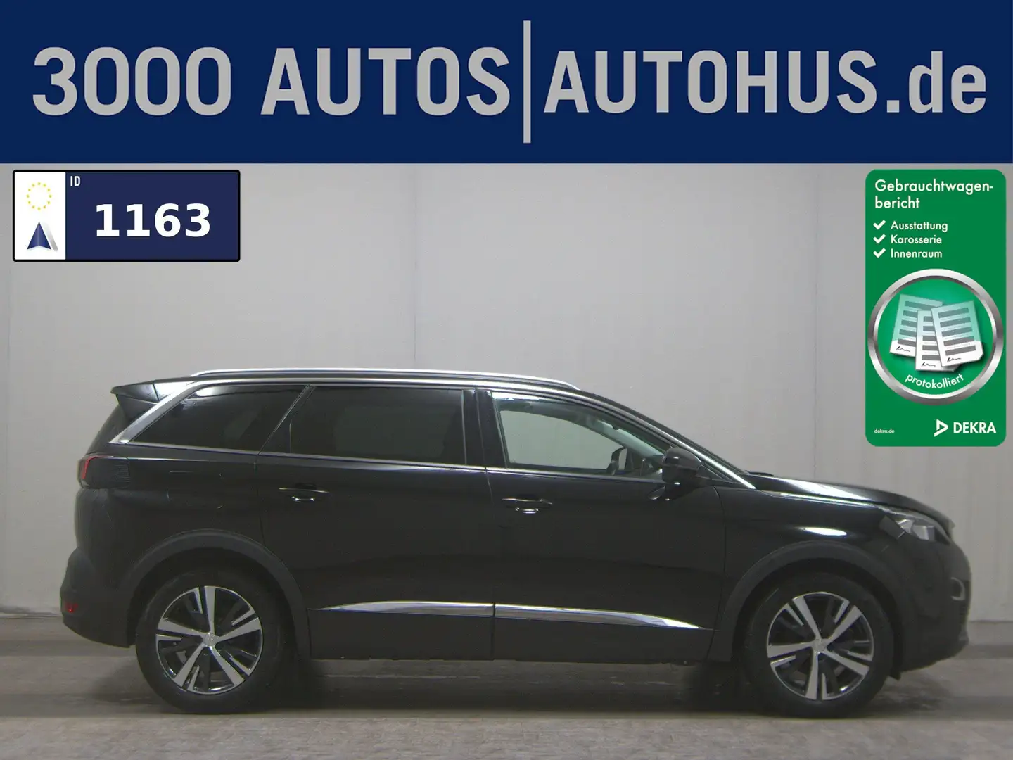 Peugeot 5008 1.5 BlueHDi 130 Allure 7-Sitze Navi ACC LED Schwarz - 1