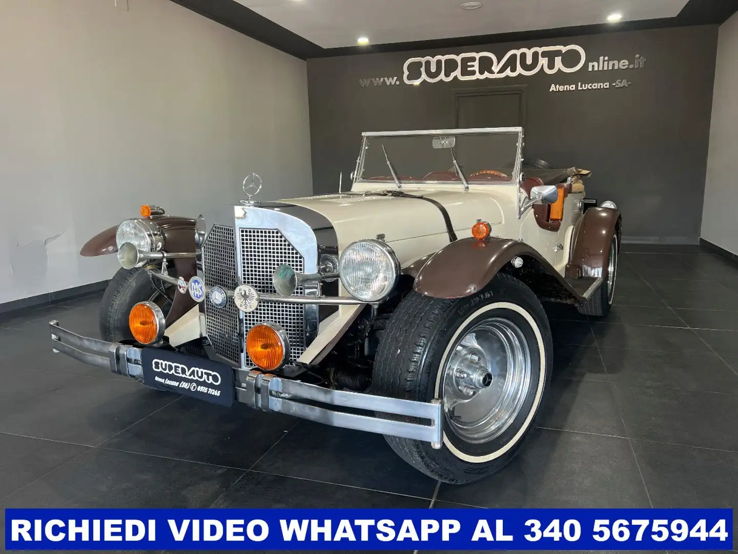 Oldtimer Mercedes Benz SSK Beige - 2
