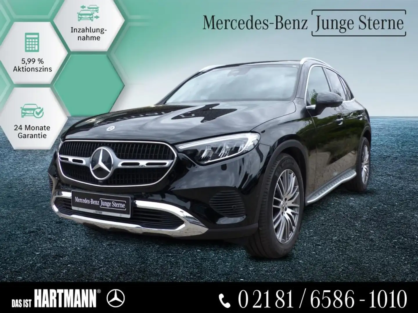 Mercedes-Benz GLC 200 4M AVANTGARDE+PANO+MBUX+RF.-KAM+AMBI+LED Schwarz - 1