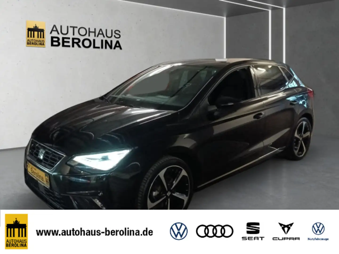 SEAT Ibiza 1.5 TSI FR DSG *ACC*NAV*Vision+*LED*SHZ* Schwarz - 1
