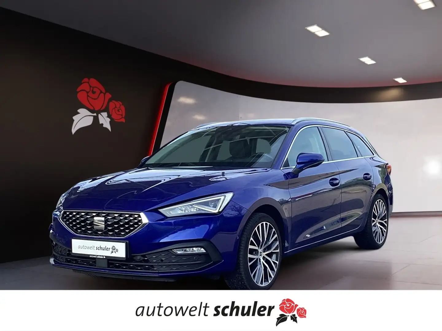 SEAT Leon Sportstourer 1,5 TSI Xcellence Navi Kamera Blauw - 1