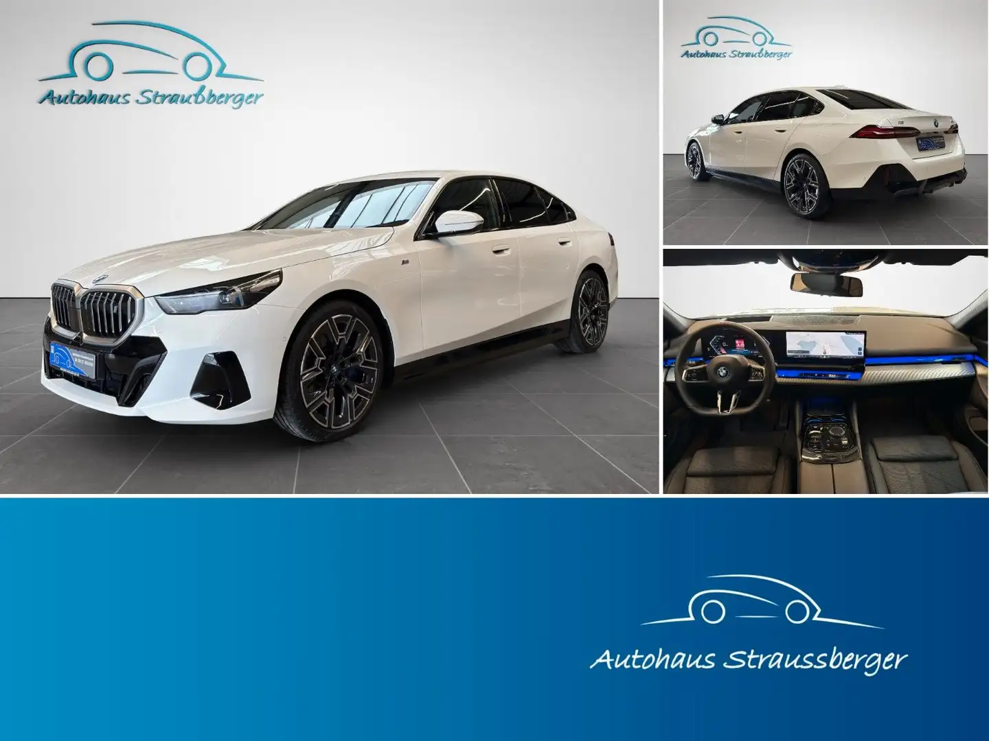 BMW i5 40e Lim. M Sport ACC 360° H&K 4Z HuD Memory Weiß - 1