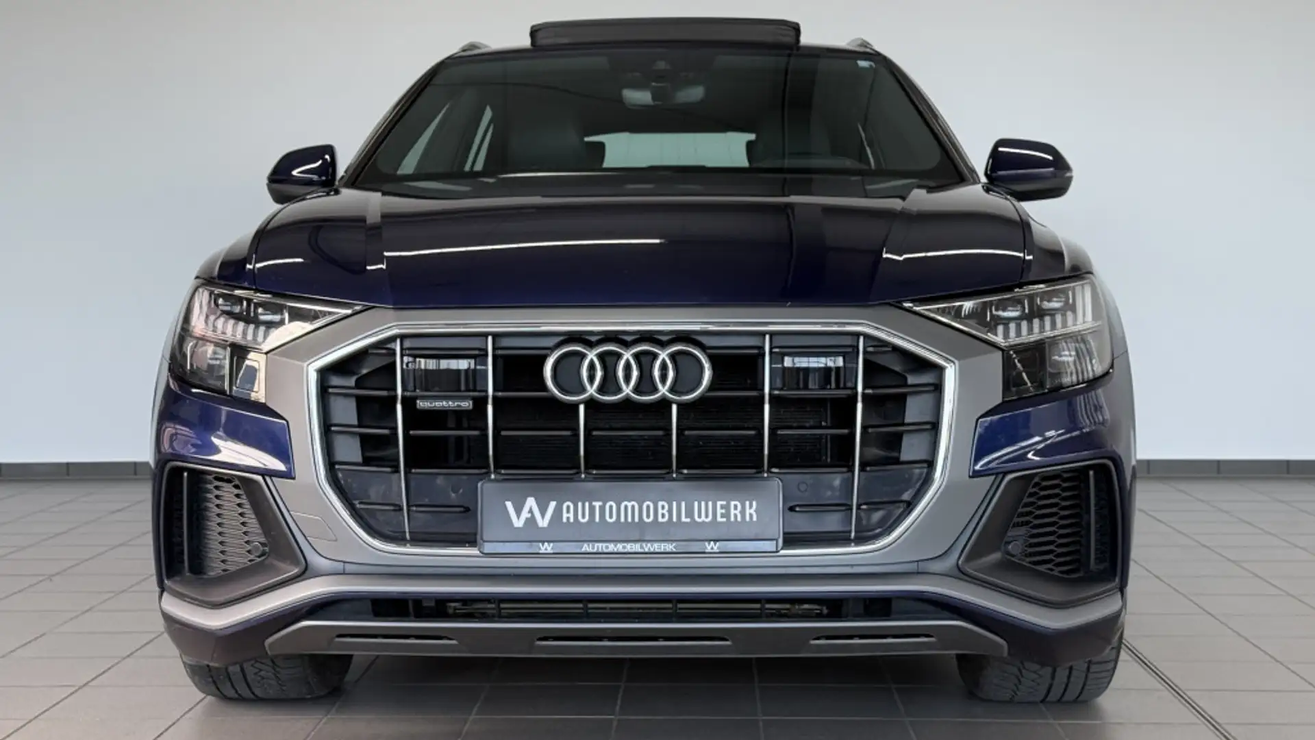 Audi Q8 50 TDI Q|S LINE |LUFT |PANO |SOFT |AHK |HUD Blau - 2