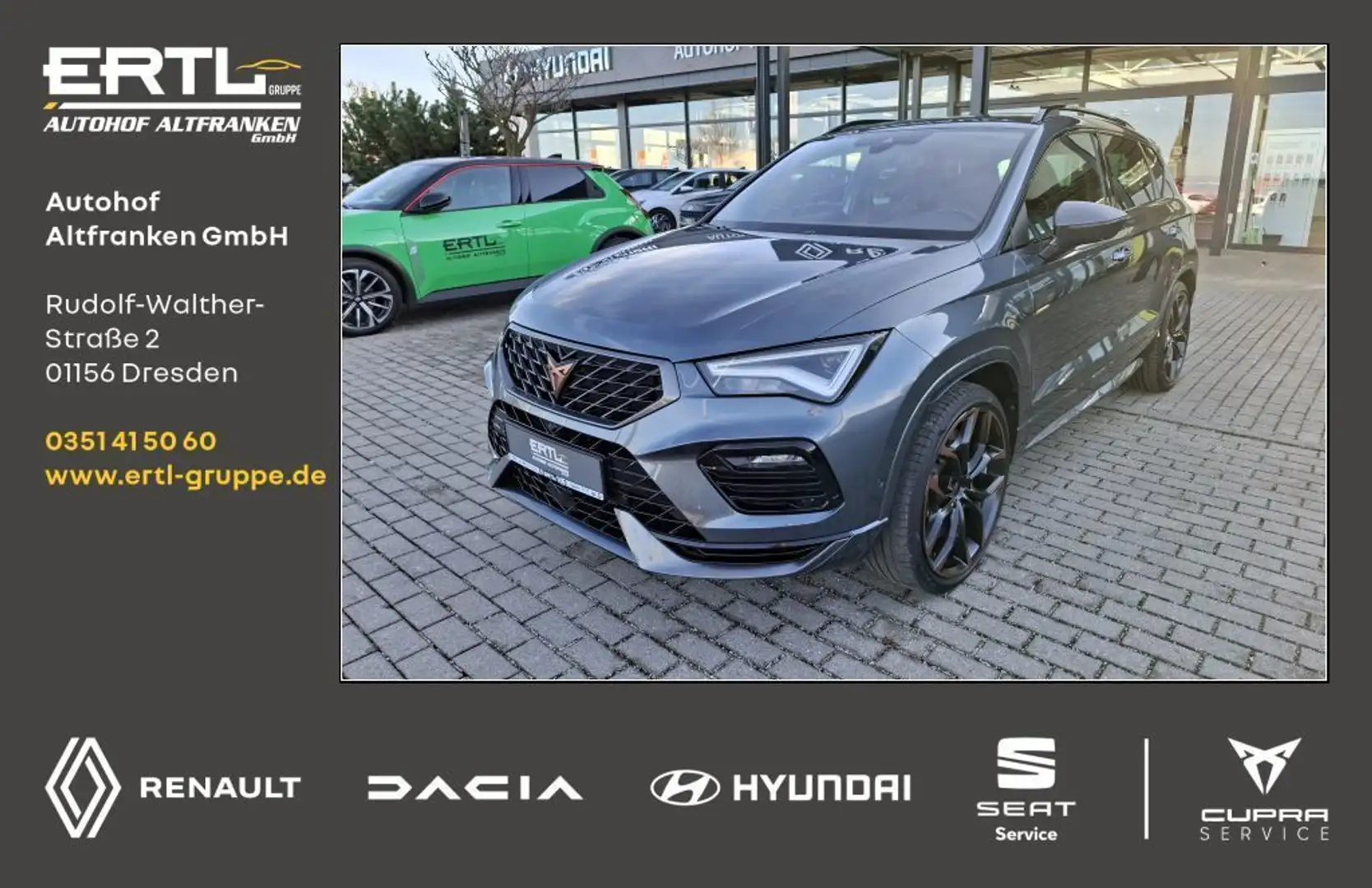 CUPRA Ateca 2.0 TSI 4Drive DSG EDITION VZ Grau - 1