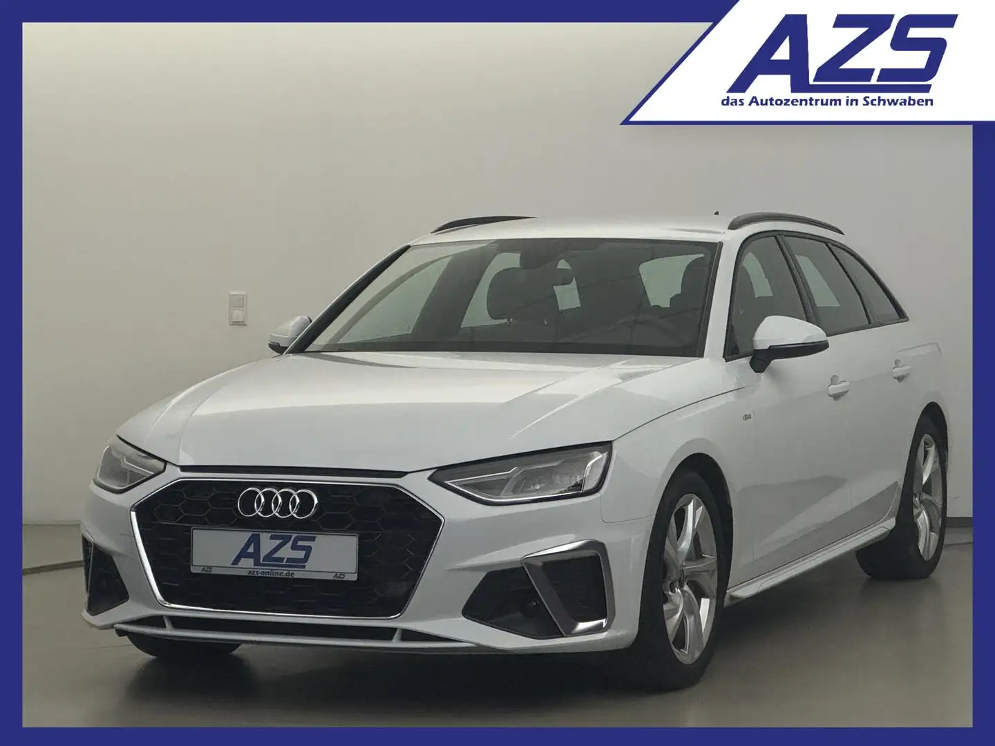 Audi A4 TFSI 40Avant S-line LED AHK SFW Teilleder 1Hd Weiß - 1