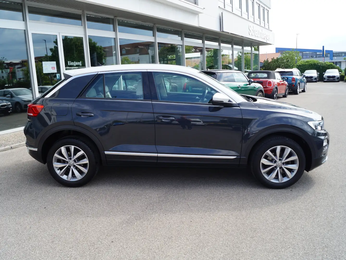 Volkswagen T-Roc 1.6 TDI SCR Style * Navi * Leder * ACC * Grau - 2