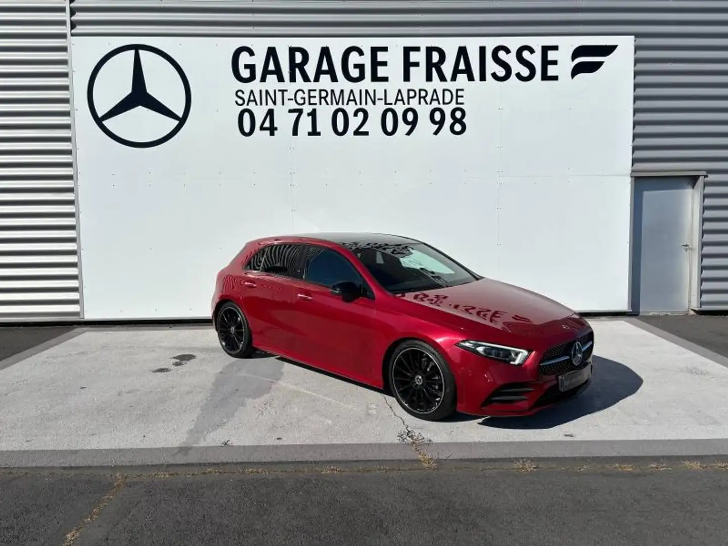 Mercedes-Benz A 200 200 d 150ch AMG Line 8G-DCT Rouge - 2