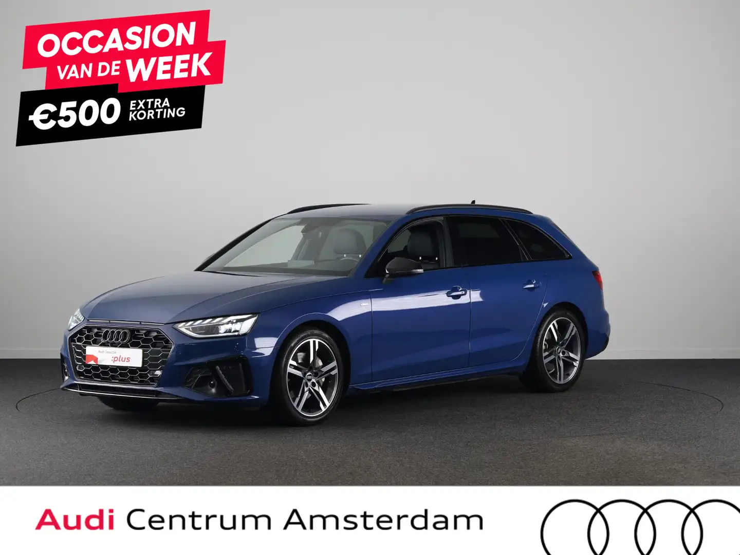Audi A4 Avant 40 TFSI S edition Competition 204 pk S-troni Bleu - 1