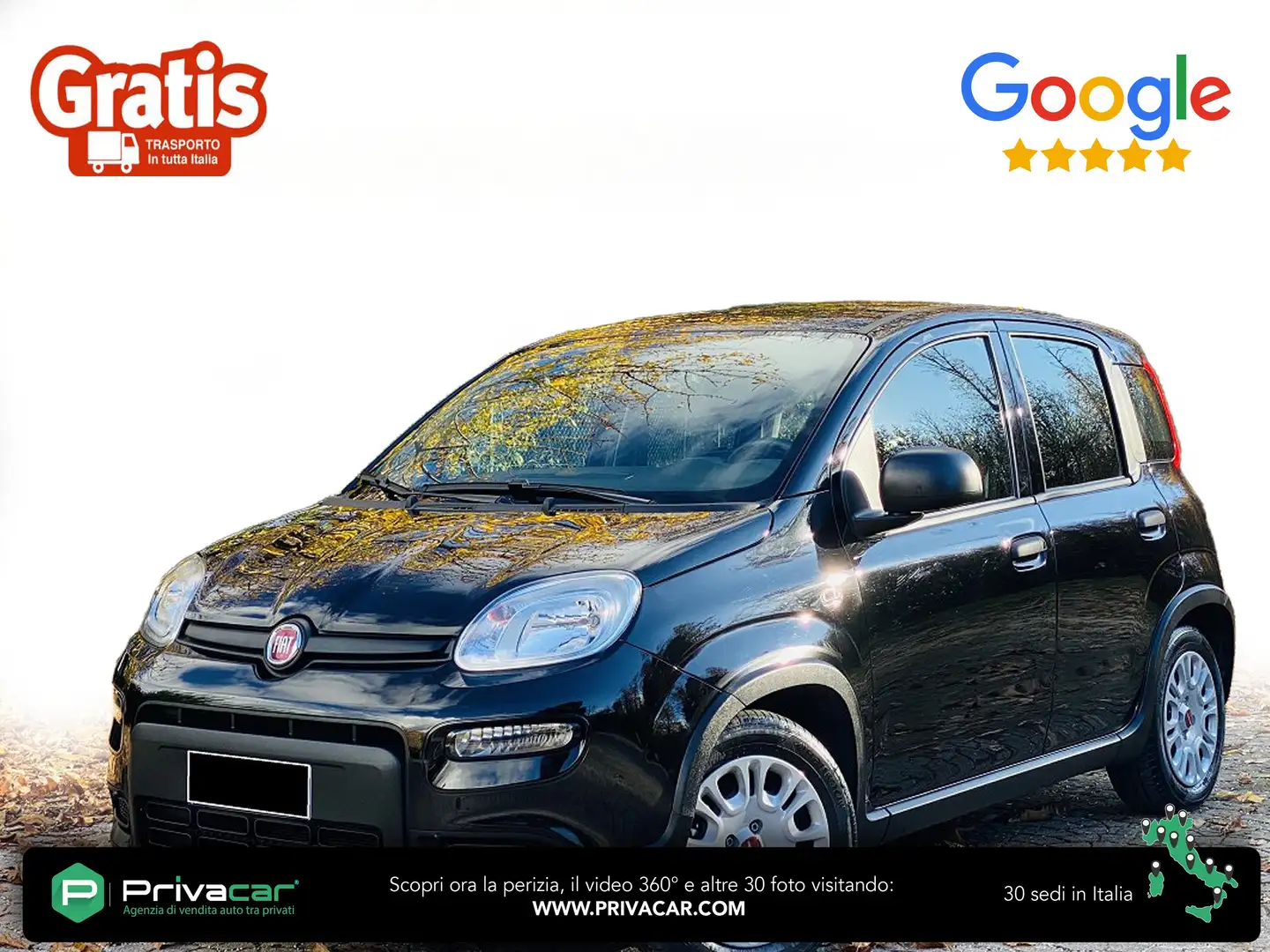 Fiat New Panda Panda 1.0 FireFly S&S Hybrid Noir - 1