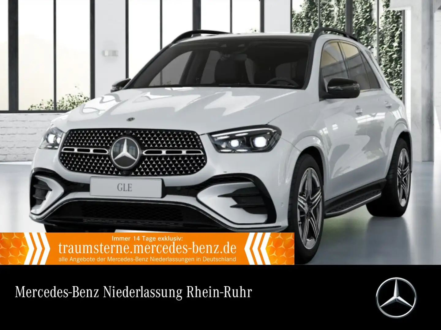 Mercedes-Benz GLE 450 d 4M AMG+NIGHT+PANO+360+AHK+MULTIBEAM+HUD Weiß - 1