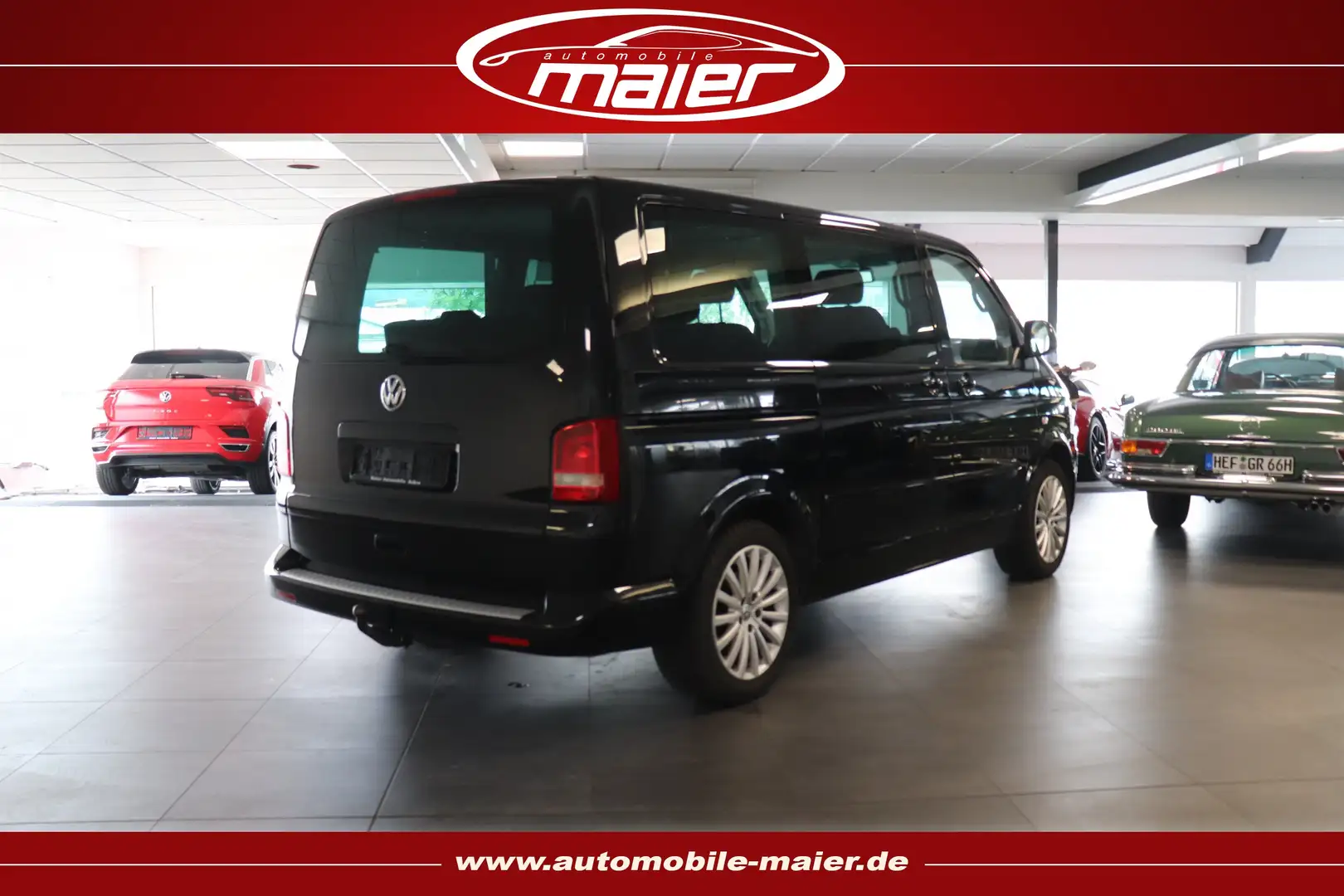 Volkswagen T5 Multivan Kurz DSG BMT Team-7 Sitzer-AHK-Side- Noir - 2