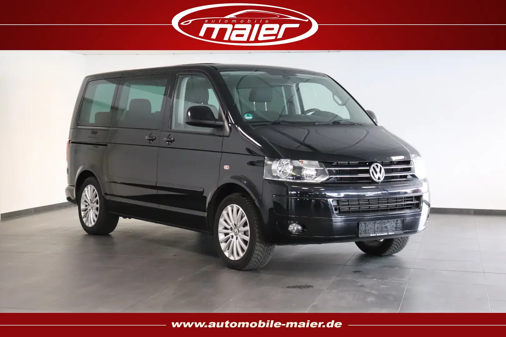 Volkswagen T5 Multivan Kurz DSG BMT Team-7 Sitzer-AHK-Side- Noir - 1