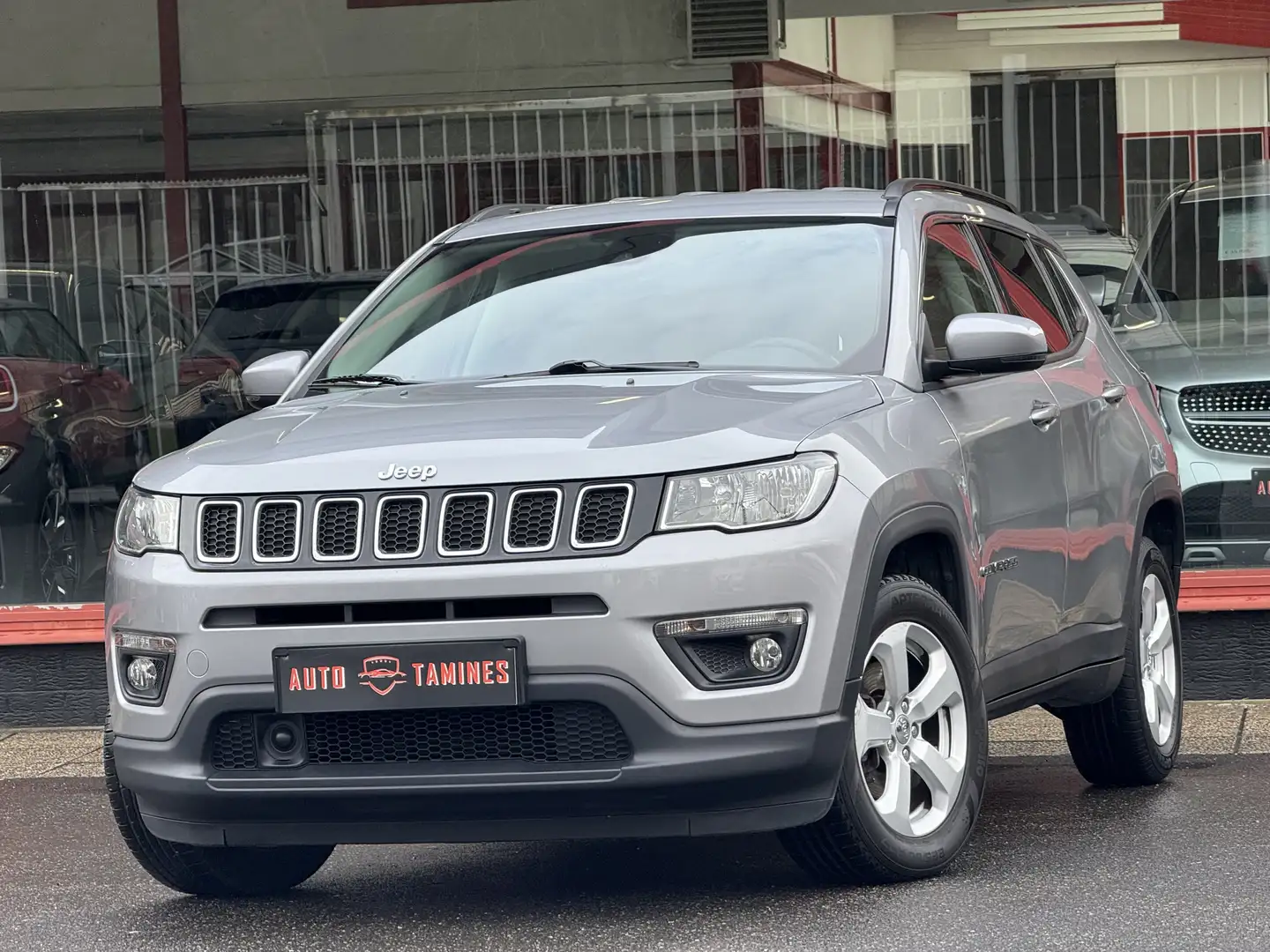 Jeep Compass Compass 1.4 Turbo / Cuir / Car Play / Camera ... Gris - 1