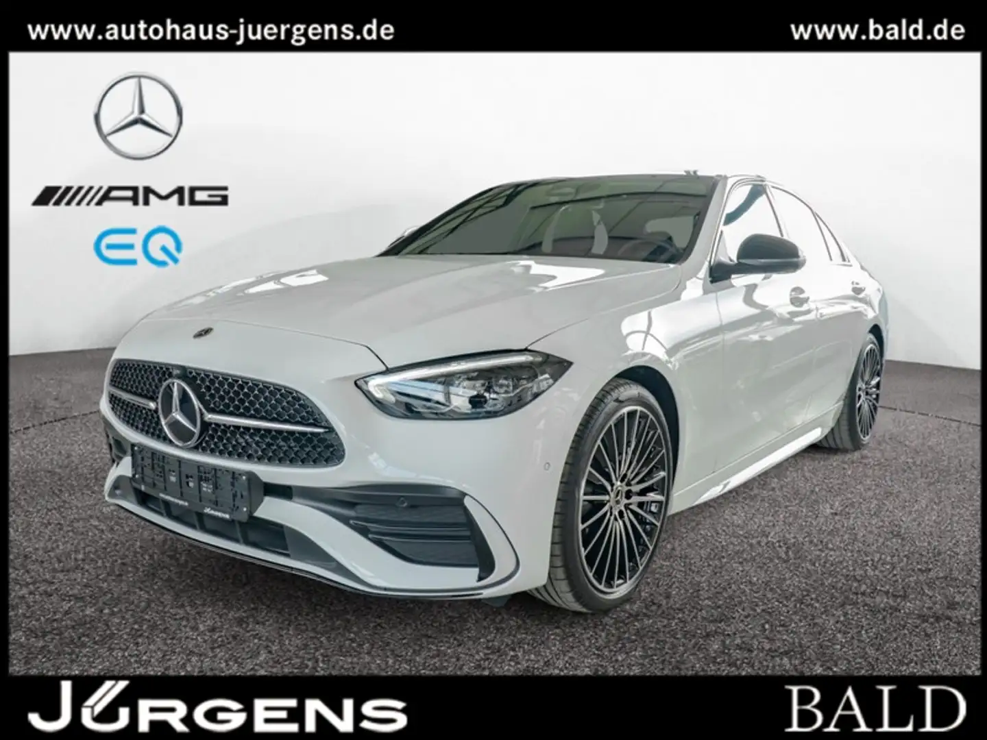 Mercedes-Benz C 220 d AMG-Sport/LED/360/Pano/AHK/Night/Memo/19 Bianco - 1