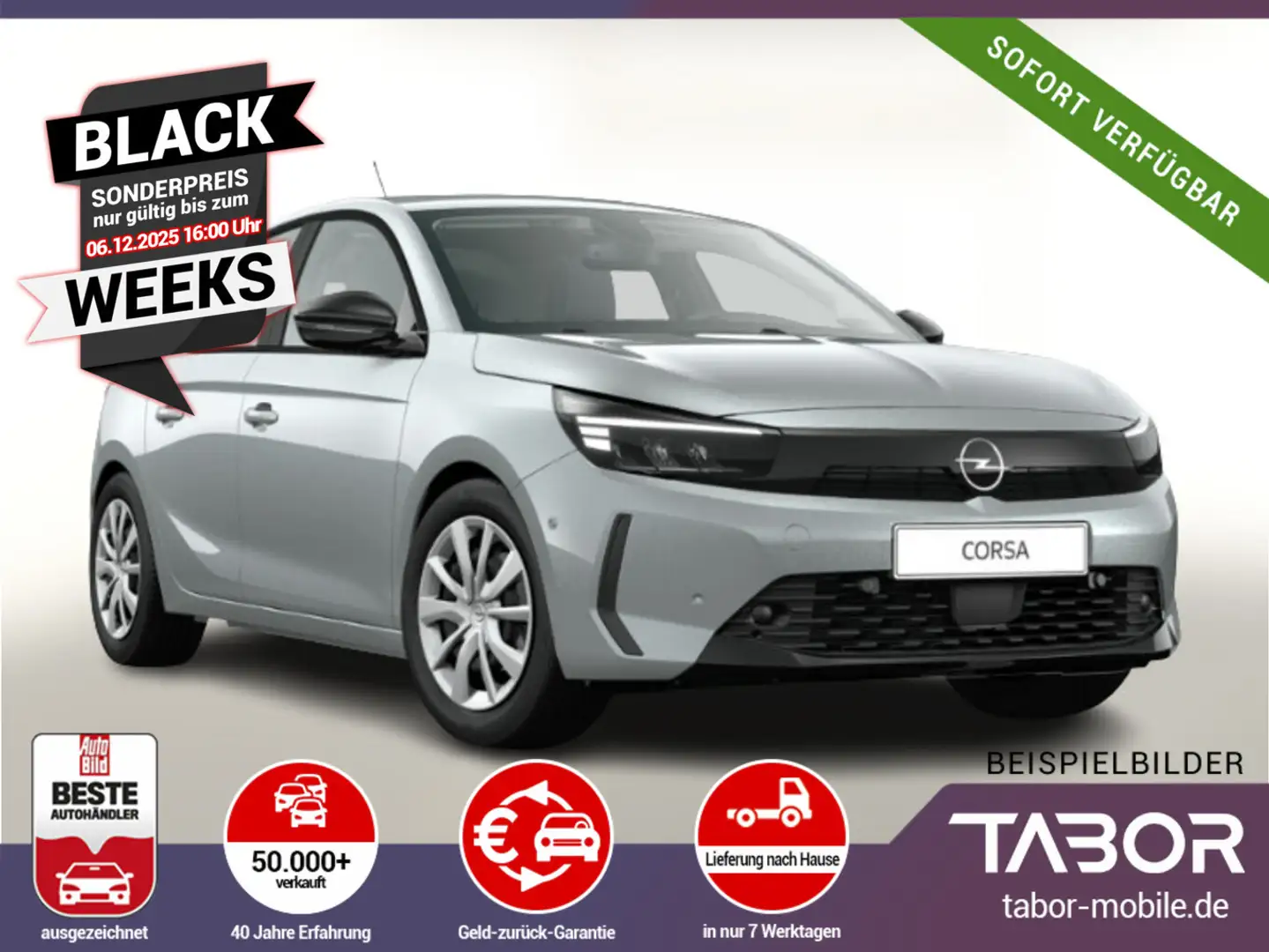 Opel Corsa 1.2 100 SichtP PDC 10"-DAB Temp UVP-34%* Argent - 1