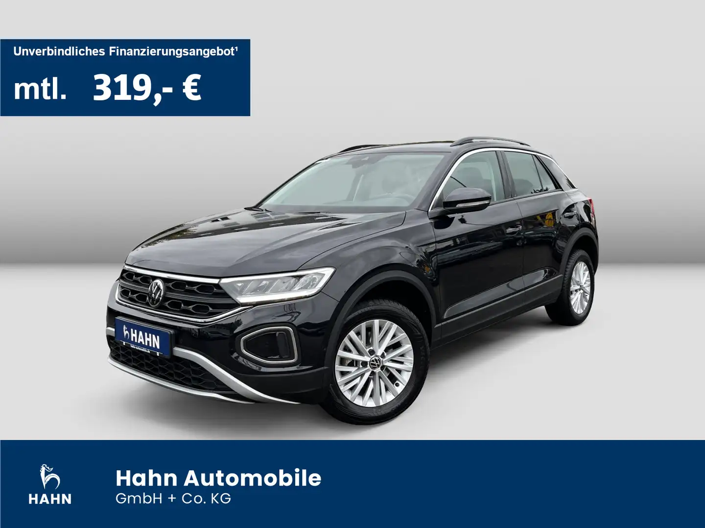 Volkswagen T-Roc 1,0TSI Life LED SITZHZ PARKLENK KLIMA SPUR Schwarz - 1
