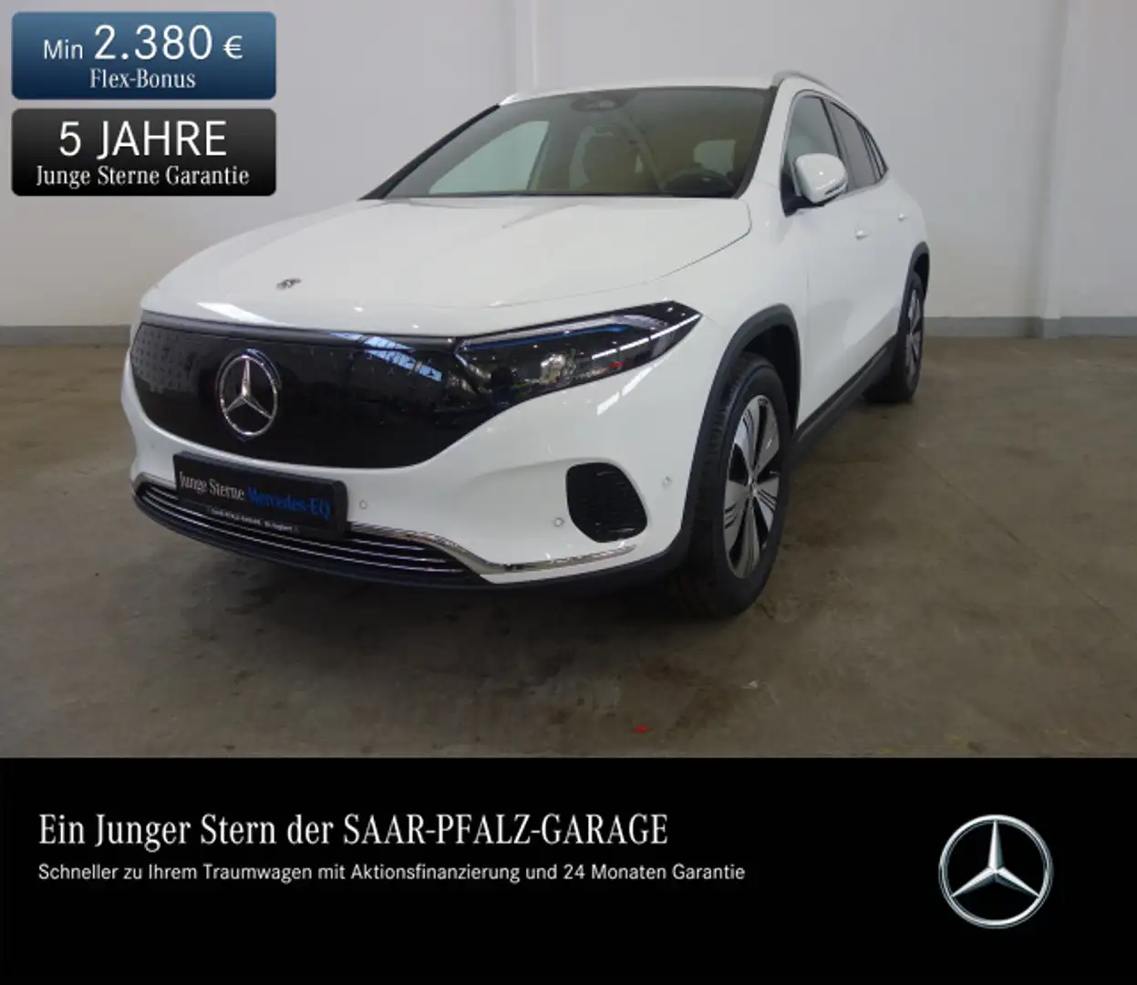 Mercedes-Benz EQA 300 EQA 300 4M PROGRESSIVE*CARPLAY*R-KAM*TOTW*MBUX* Blanc - 1