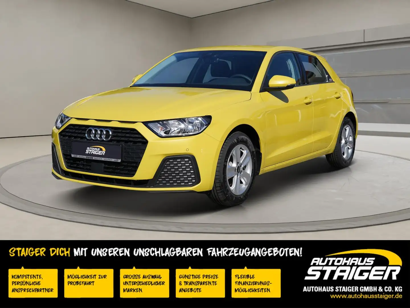 Audi A1 Sportback 30TFSI+Sitzheizung+Tempomat+Klima+ Yellow - 1
