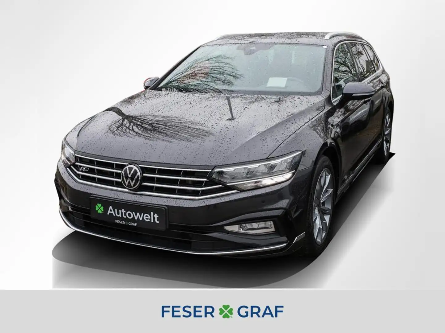Volkswagen Passat Variant 2.0 TDI R-line ACC Leder Nav Pano Grau - 1