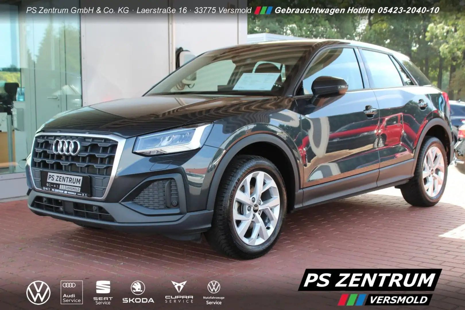 Audi Q2 30 1.0 TFSI NAVI CAM LED Bluetooth Klima Argent - 1