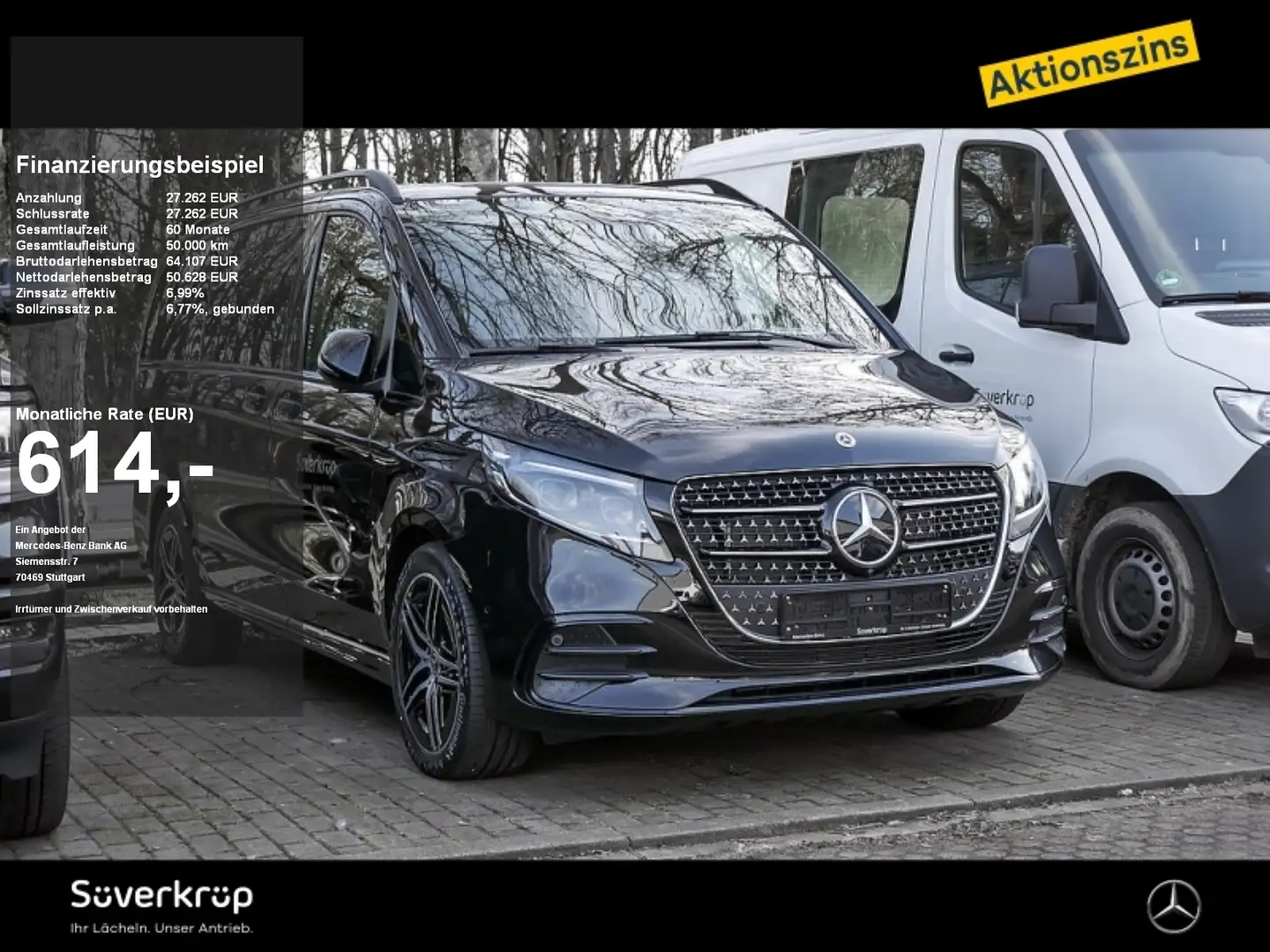 Mercedes-Benz V 250 AVA/AMG/NIGHT/DISTRO/SPUR/BURMESTER/KLIMA Negru - 1