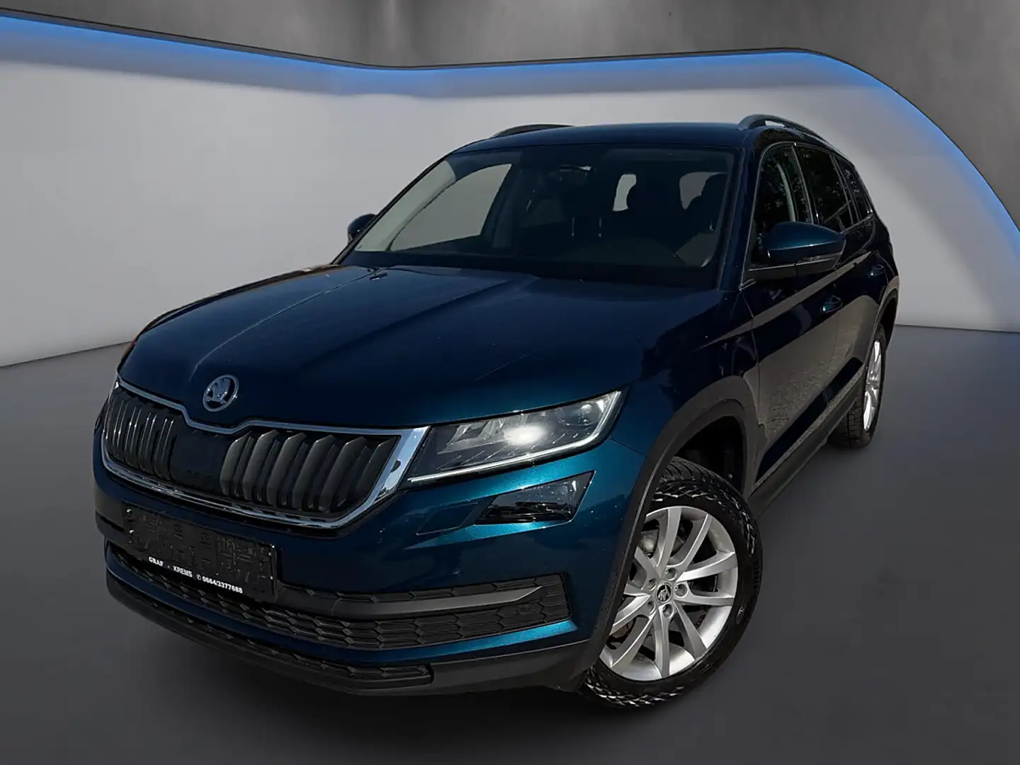 Skoda Kodiaq 2,0 TDI Style SC DSG*7 Sitze*Memory*Kamera*LED* Blau - 1