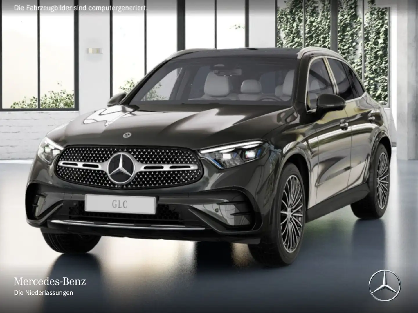 Mercedes-Benz GLC 200 4M AMG+PANO+360+AHK+TOTW+KEYLESS+9G Grau - 2