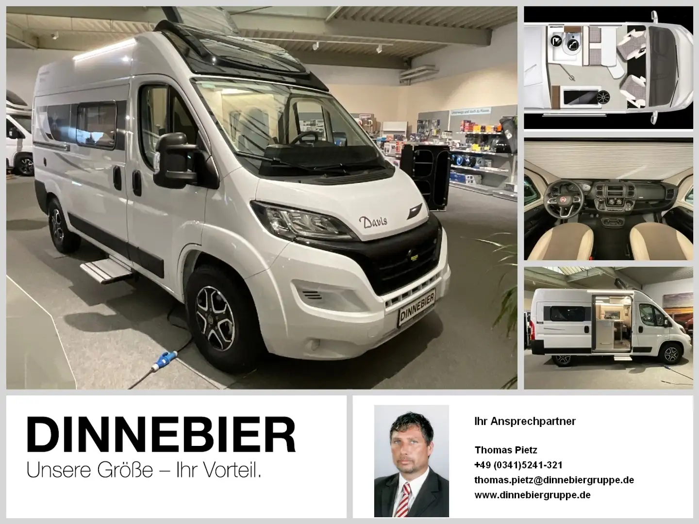 Karmann DAVIS 540 LIFESTYLE, Automatik, Dieselheizung Weiß - 1