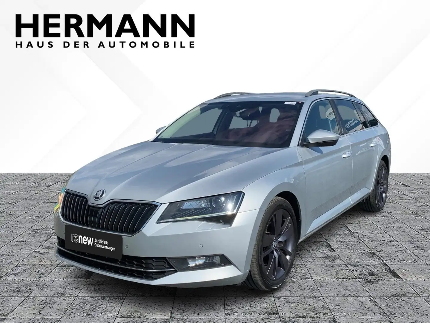 Skoda Superb Combi 2.0 TDI Ambition AHK*LED*SHZ*PDC*LM Silber - 1