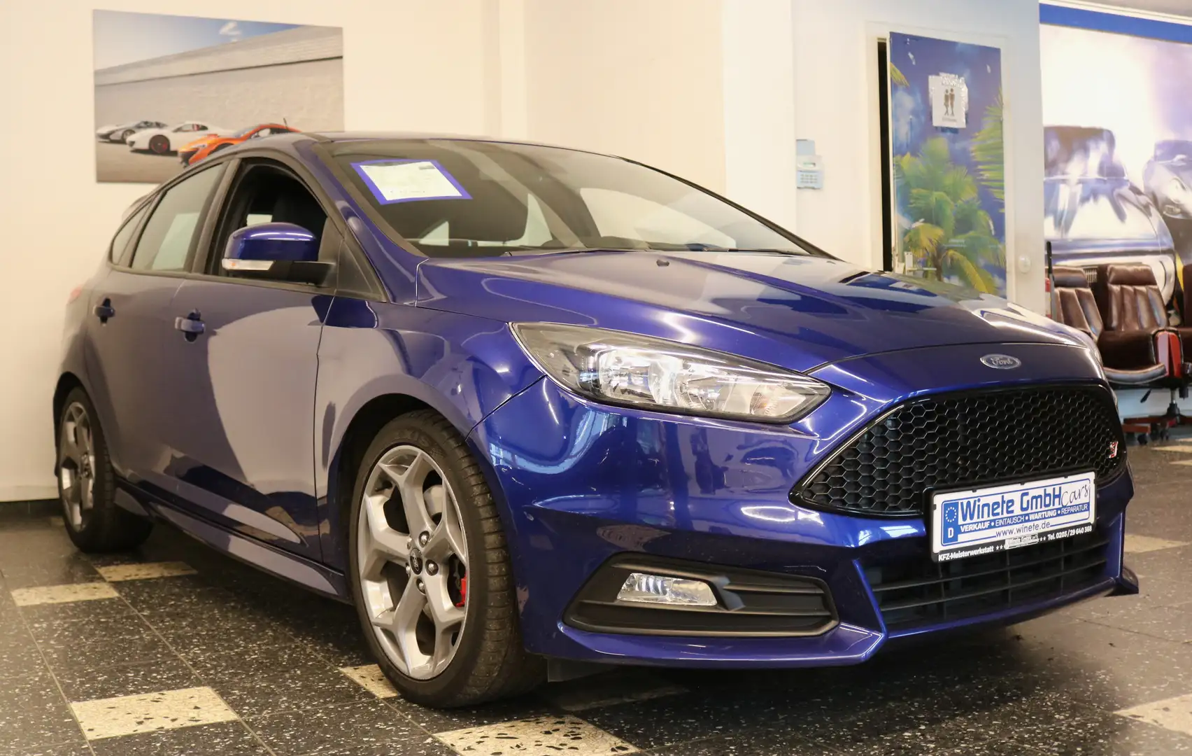 Ford Focus ST LIMO * 2HAND * RECARO * u.v.m Blau - 1