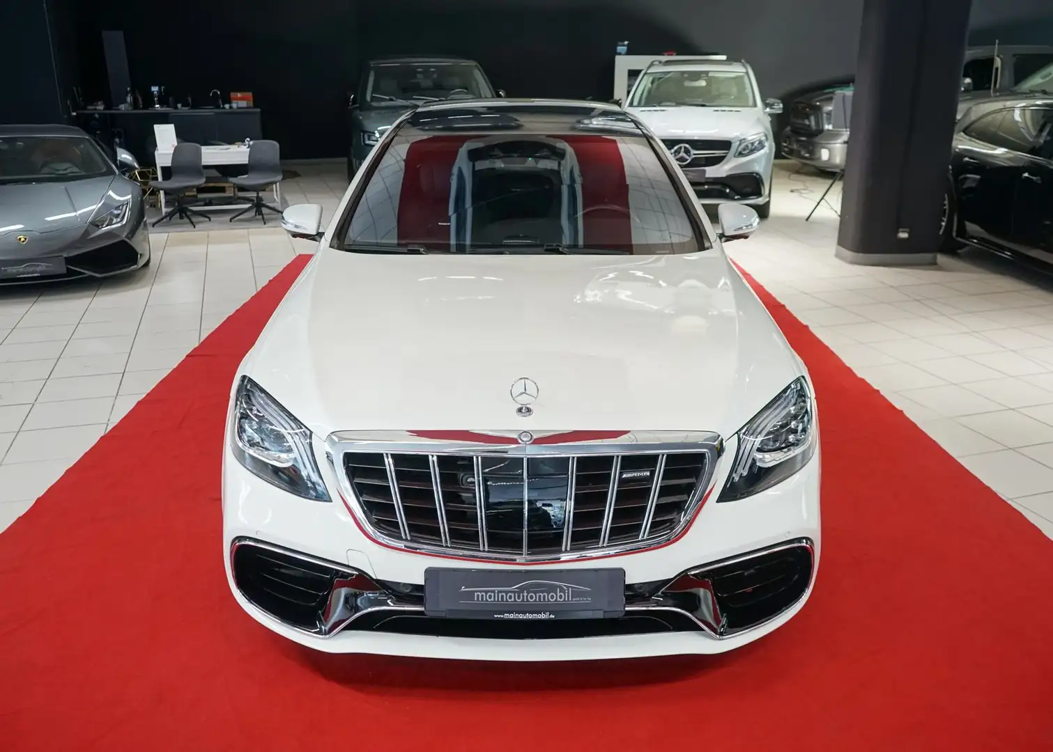 Mercedes-Benz S 63 AMG 4Matic L 46TKM MWST Burmester Keylessgo Blanc - 2
