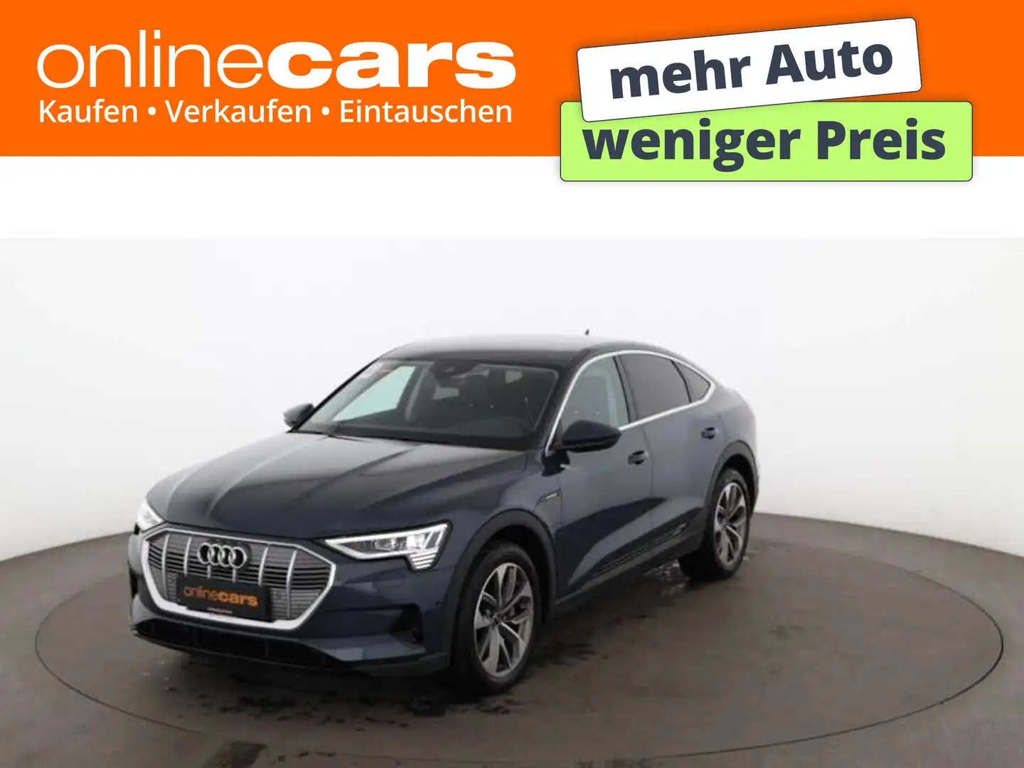Audi e-tron SB 55 quattro 95kWh Aut MATRIX LEDER RADAR Blau - 1